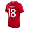 Maillot de Supporter Liverpool 2023-24 Gakpo 18 Domicile Pour Homme